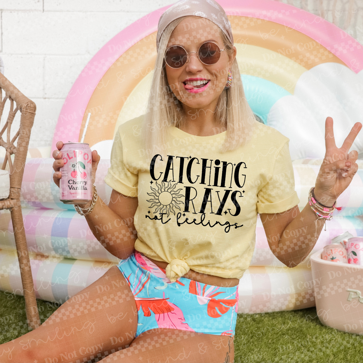 Catching Rays Meme Catching Rays - DTF Print – Turtle Dane Co