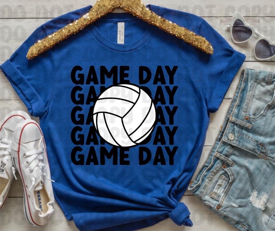 Customs By KC All Products Game Day (Volleyball)