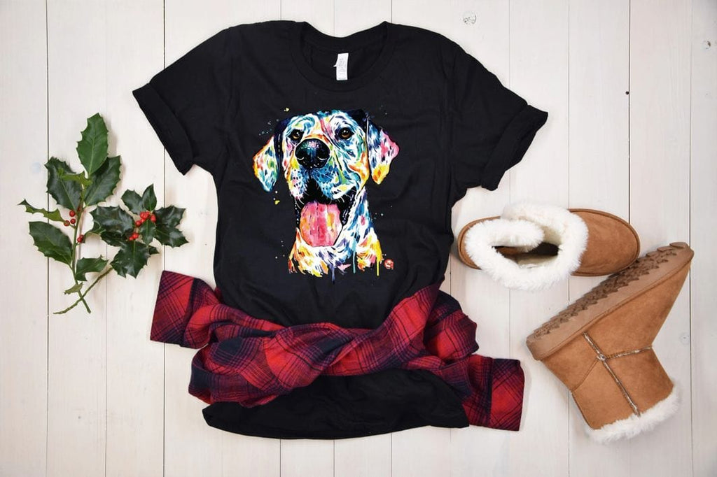 Customs By KC  All Products S / Short-Sleeve Shirt Colorful Dane