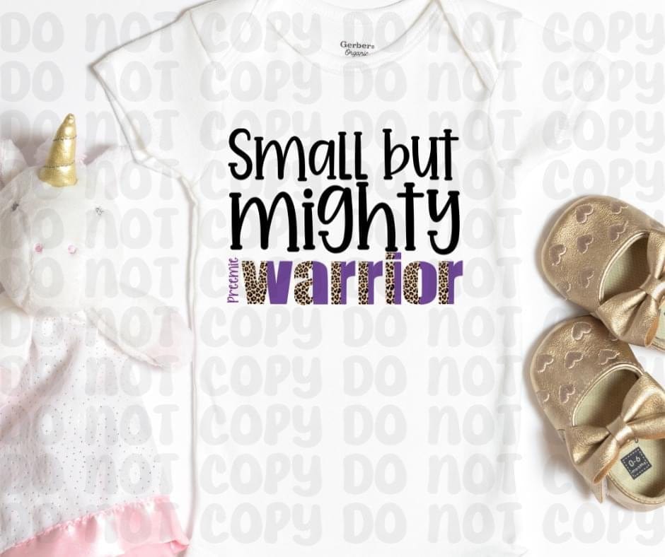 Customs By KC All Products Youth-Small But Mighty (Preemie Warrior)