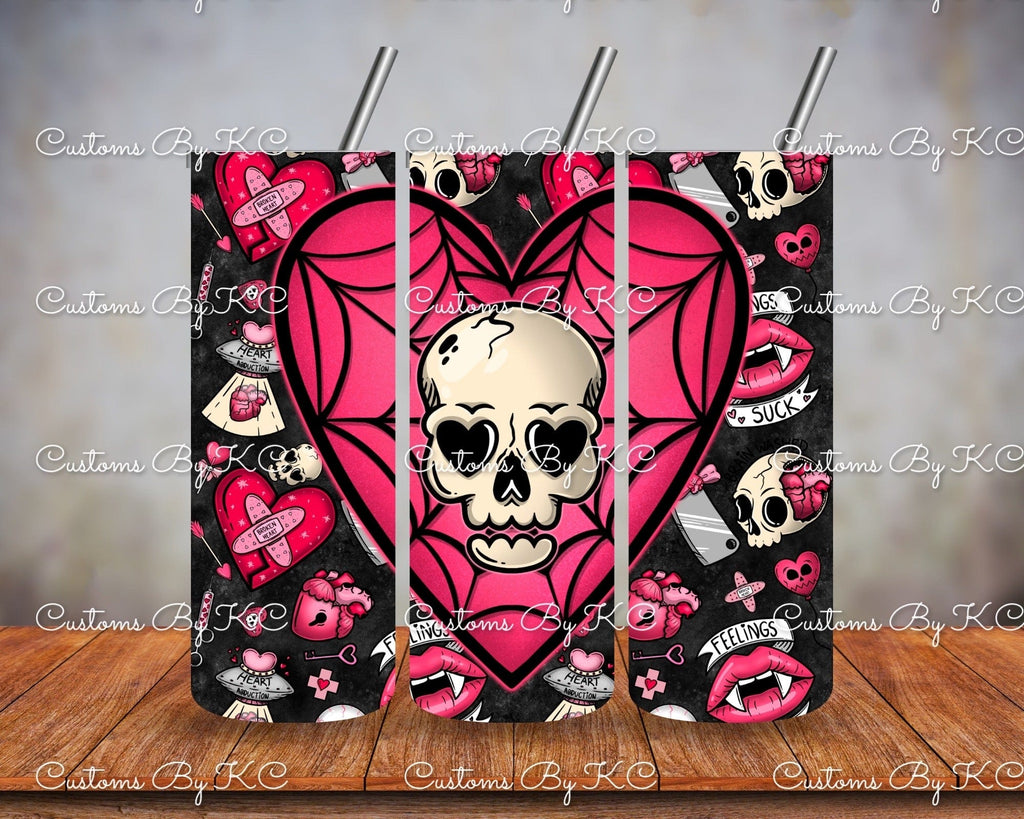 Customs By KC Skull Anit valentine