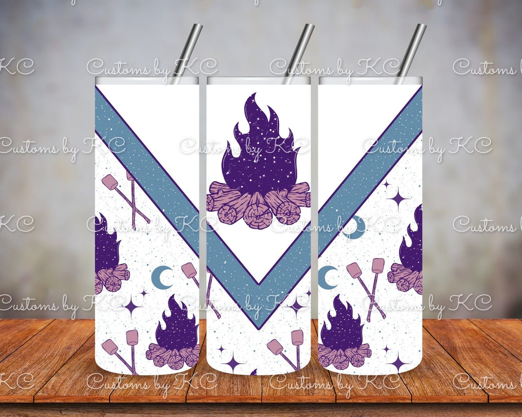 Customs By KC Tumbler Bonefire Tumbler