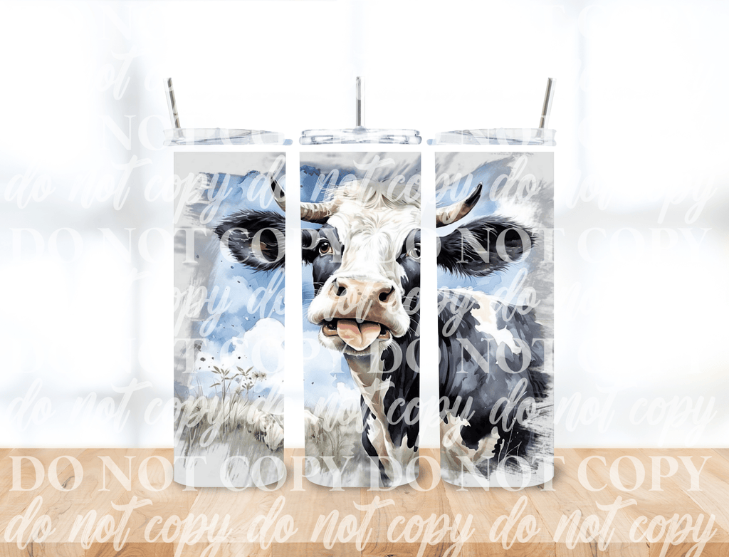 Customs By KC Tumbler Sassy Cow