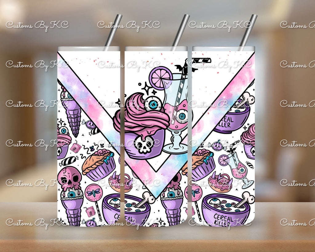 Customs By KC Tumbler Spooky Sweets Tumbler